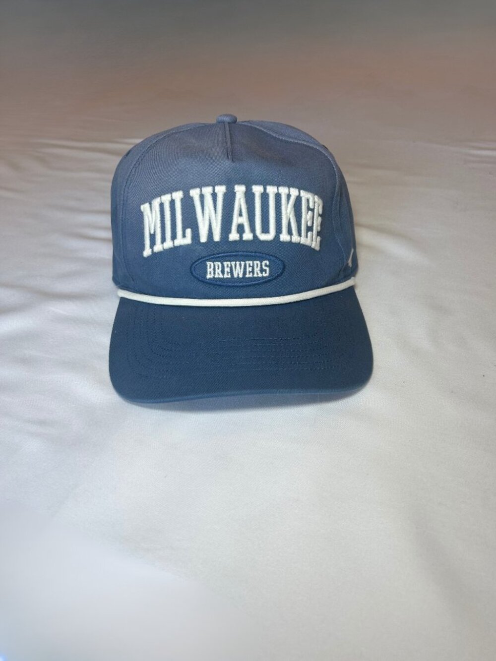 ’47 Milwaukee Brewers Blue Rope Snapback Hat Adjustable